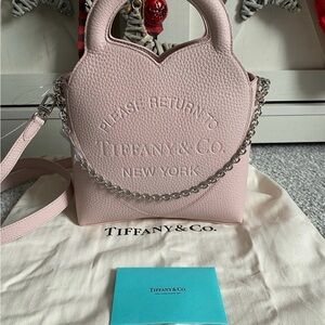 Tiffany & Co. Blush Pink Heart Bag medium size